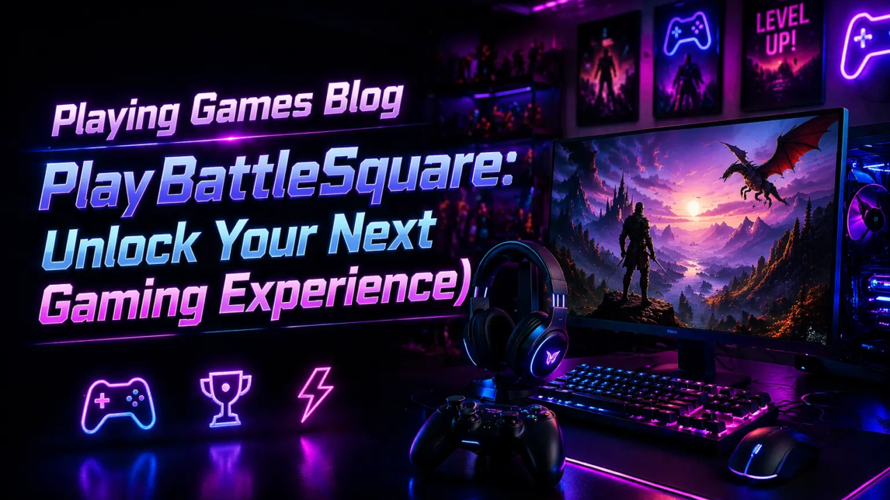 Playing games on blog playbattlesquare: Complete Gaming Guide for Players